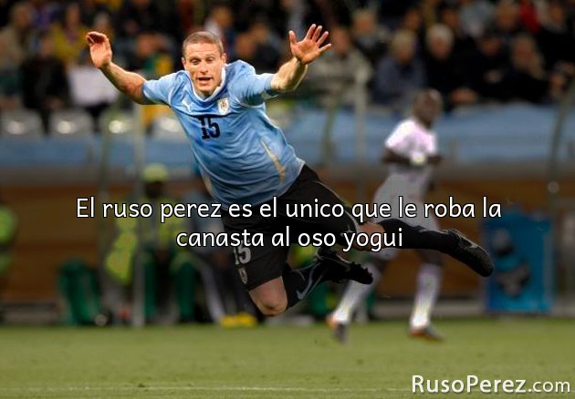 El ruso perez es el unico que le roba la canasta al oso yogui