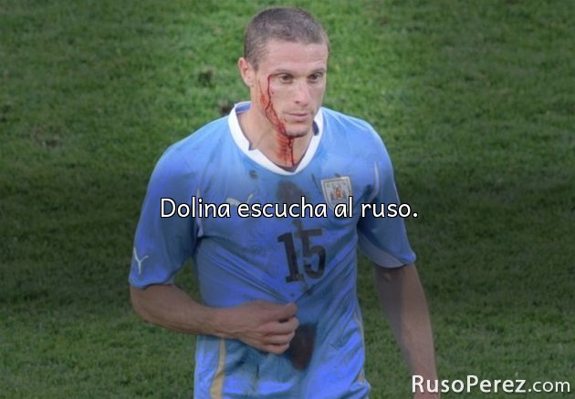 Dolina escucha al ruso.