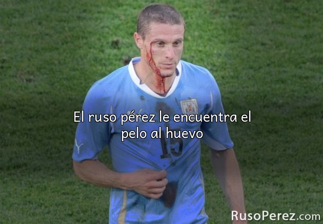 El ruso pérez le encuentra el pelo al huevo