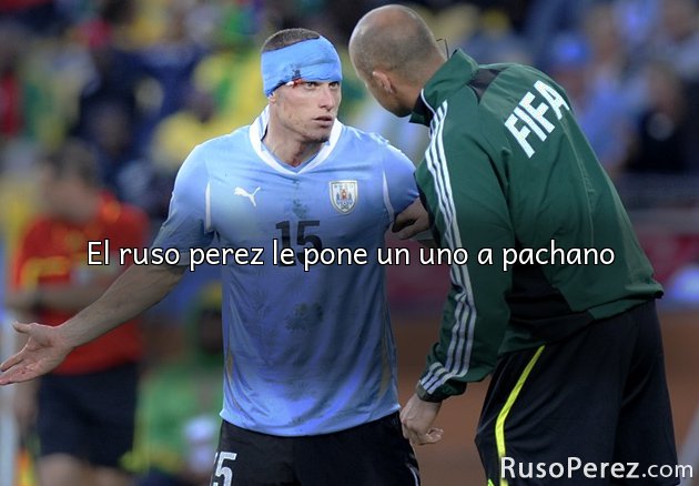 El ruso perez le pone un uno a pachano