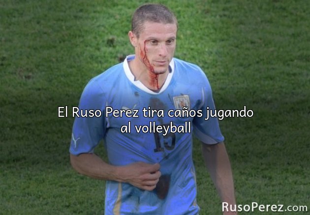 El Ruso Perez tira caños jugando al volleyball
